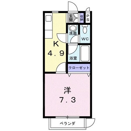 ソレアード小池原の物件間取画像